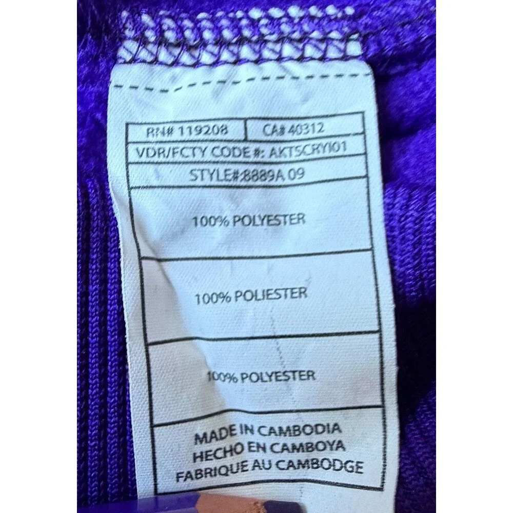 Adidas TCU Texas Christian University Horned Frogs Purple Hoodie Men's Medium